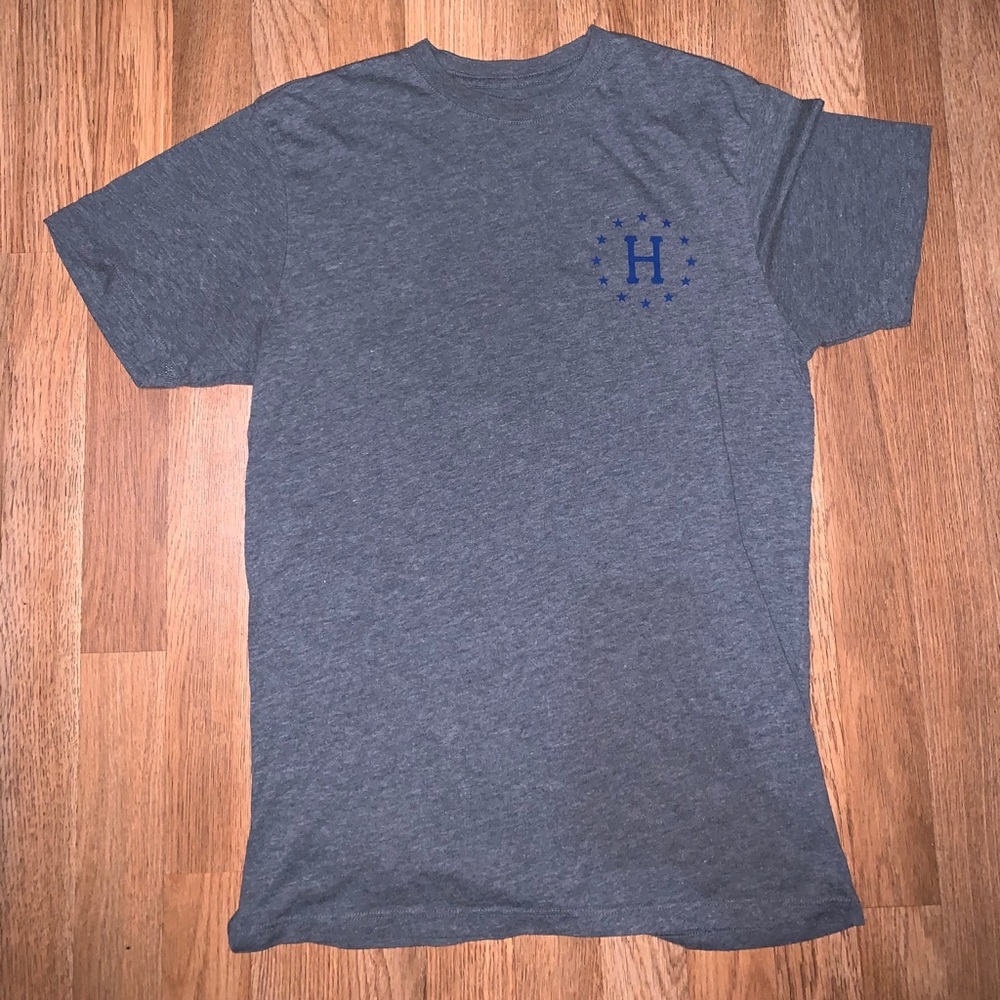 HUF Double Sided Grey / Blue T-shirt size Small